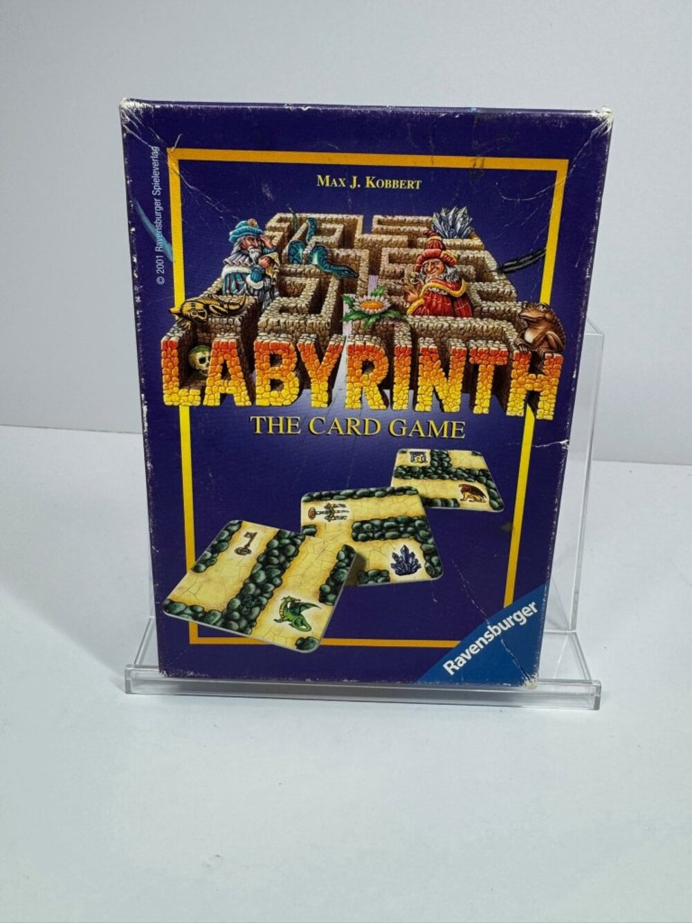 Labyrinth The Card Game By Ravensburger For Ages 7+ 2-6 Players 2001 Edition